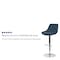 Flash Furniture Contemporary Blue Fabric Adjustable Height Barstool with Chrome Base CH-182050X000-BLFAB-GG - alternate 7